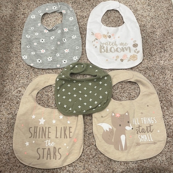 5 Piece bibs - Picture 1 of 13